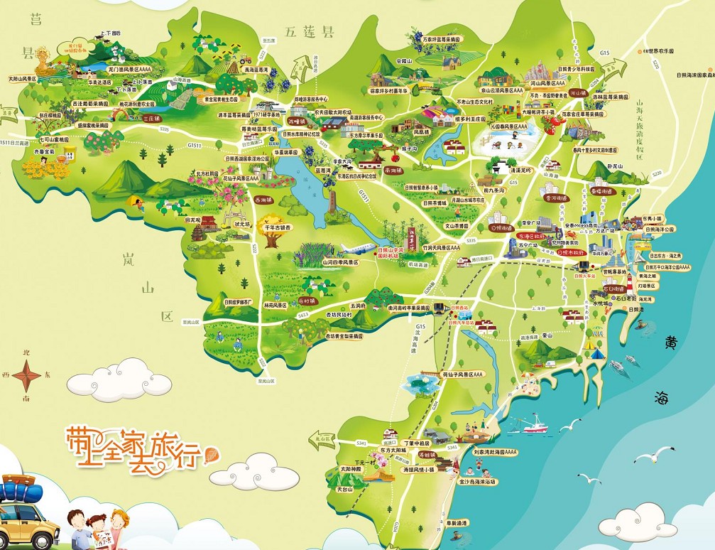 单县景区使用手绘地图给景区能带来什么好处？